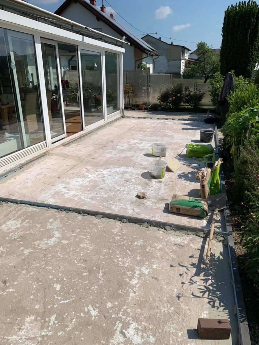 Die letzte Terrassensanierung – Rückbau