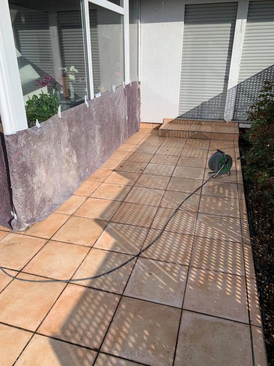 Die letzte Terrassensanierung – Vorher